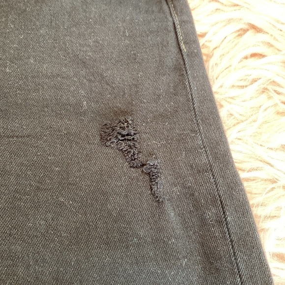 Levi’s Wedgie Icon Fit Black Distressed Jeans sz 26 - Picture 5 of 14